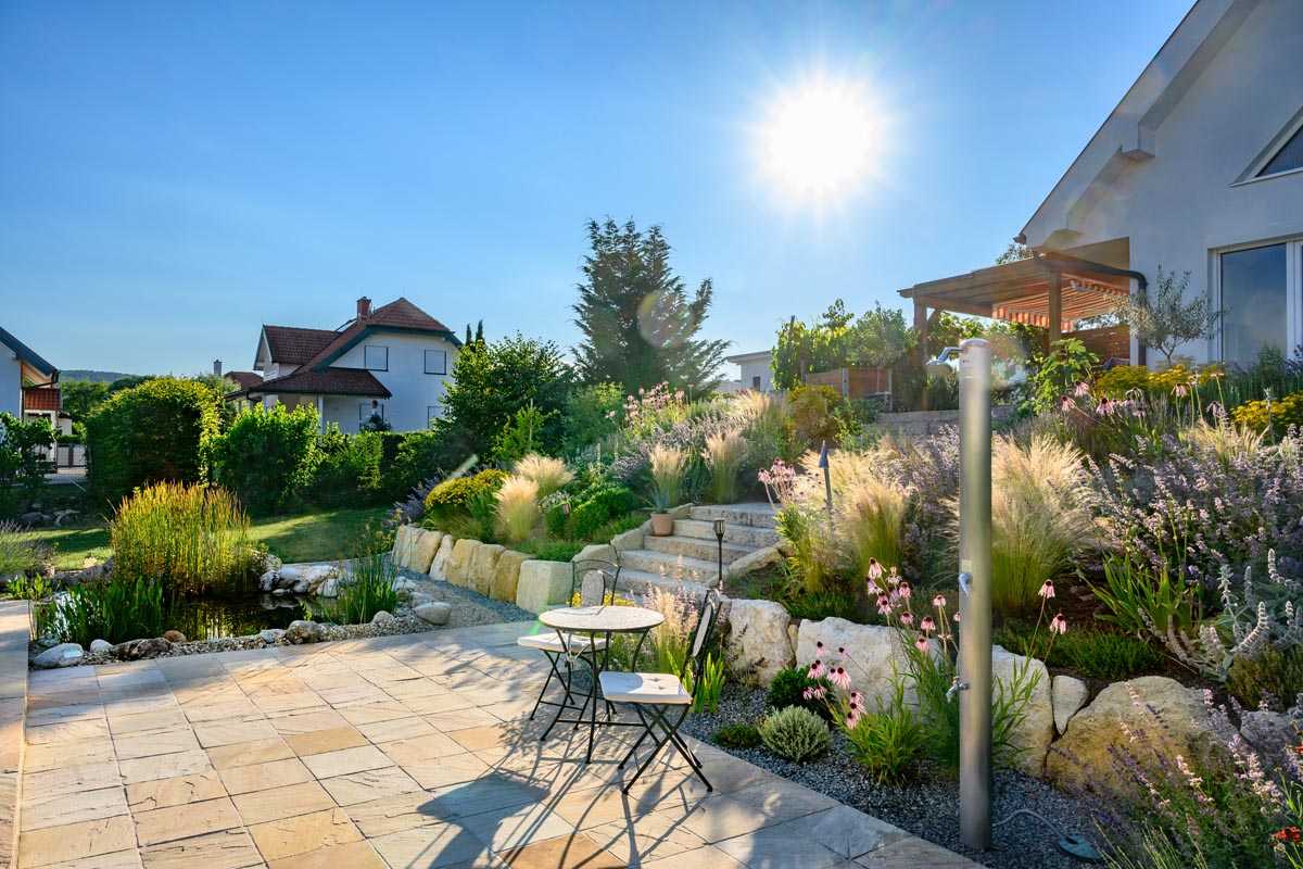 Gartengestaltung: Naturpool-Kombiteich-Burgenland