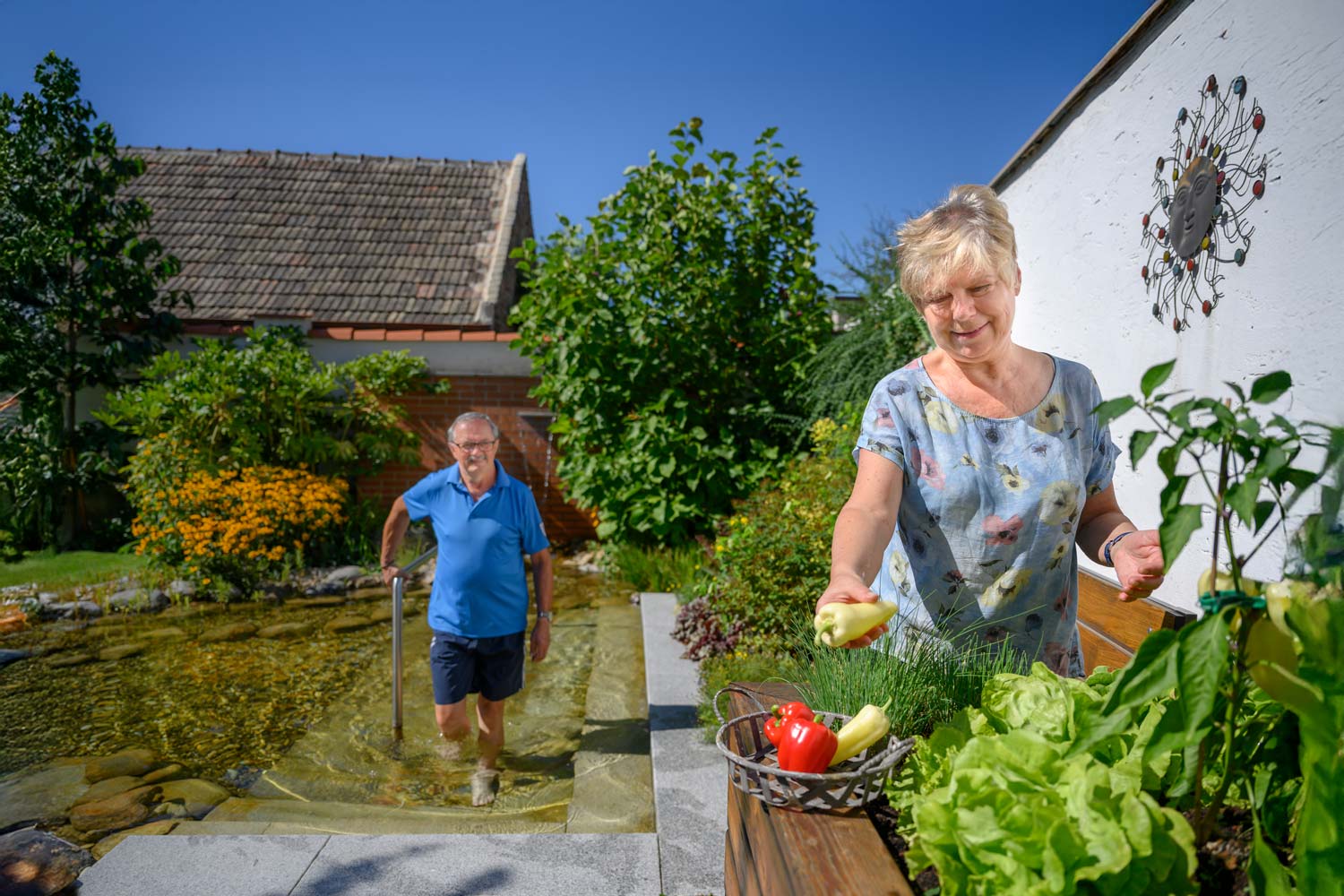 Wellnessgarten-Gestaltung