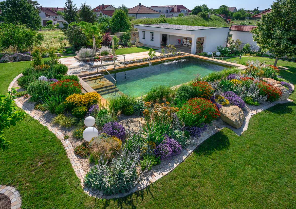 Gartenplanung, Gartengestaltung und Gartenpflege-Burgenland: Naturpooltraum
