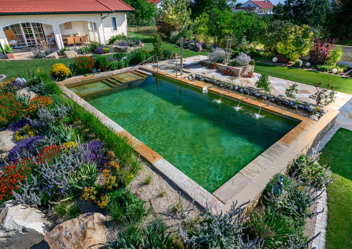 Gartenplanung, Gartengestaltung und Gartenpflege-Burgenland: Naturpooltraum
