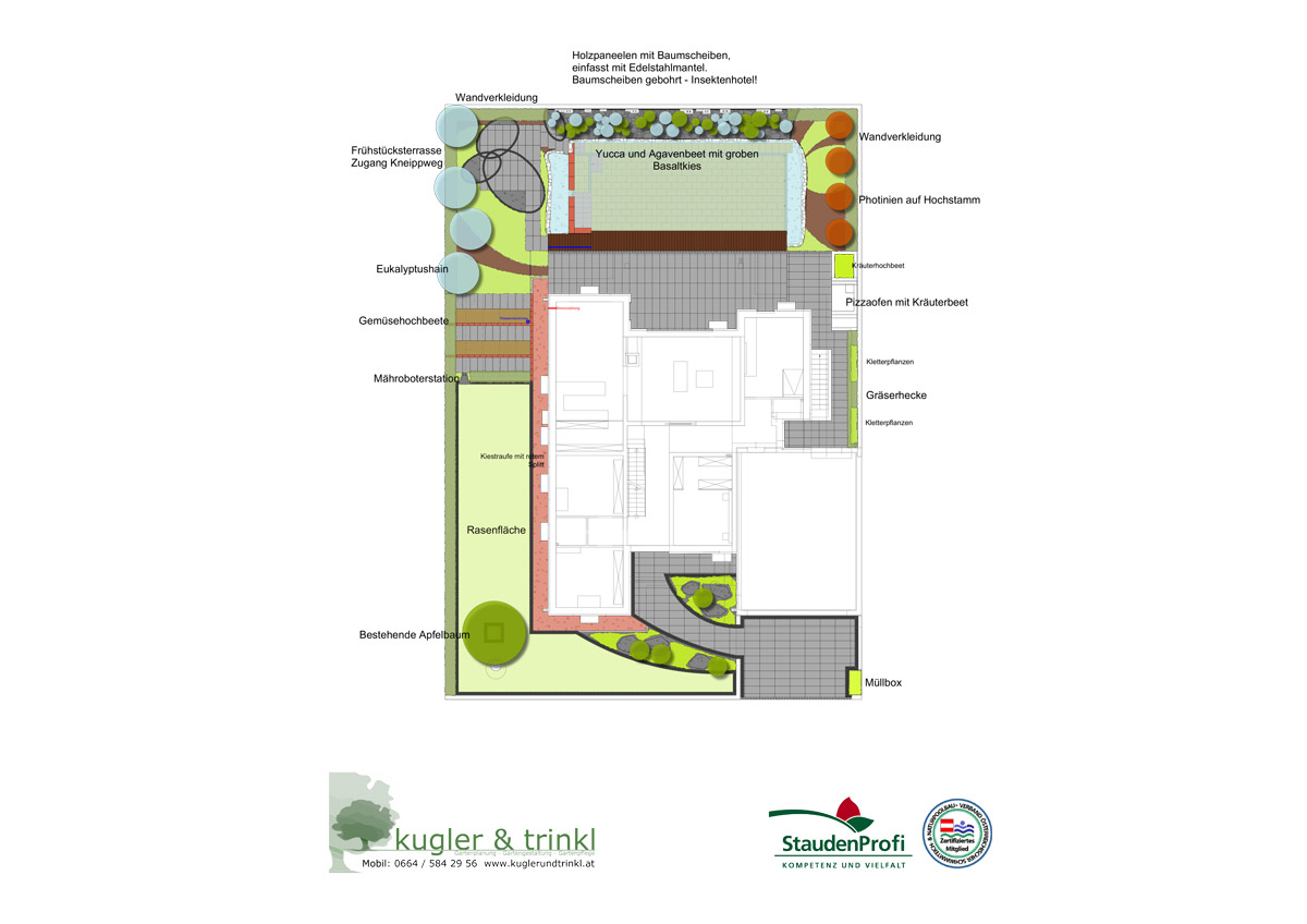 Naturpool am Insektenhotel: Gartenplanung-Gartengestaltung-Gartenpflege-Burgenland