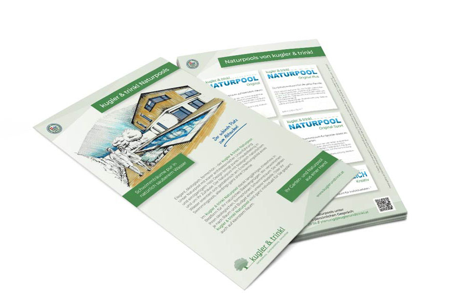 Naturpool-Schwimmteich-Flyer