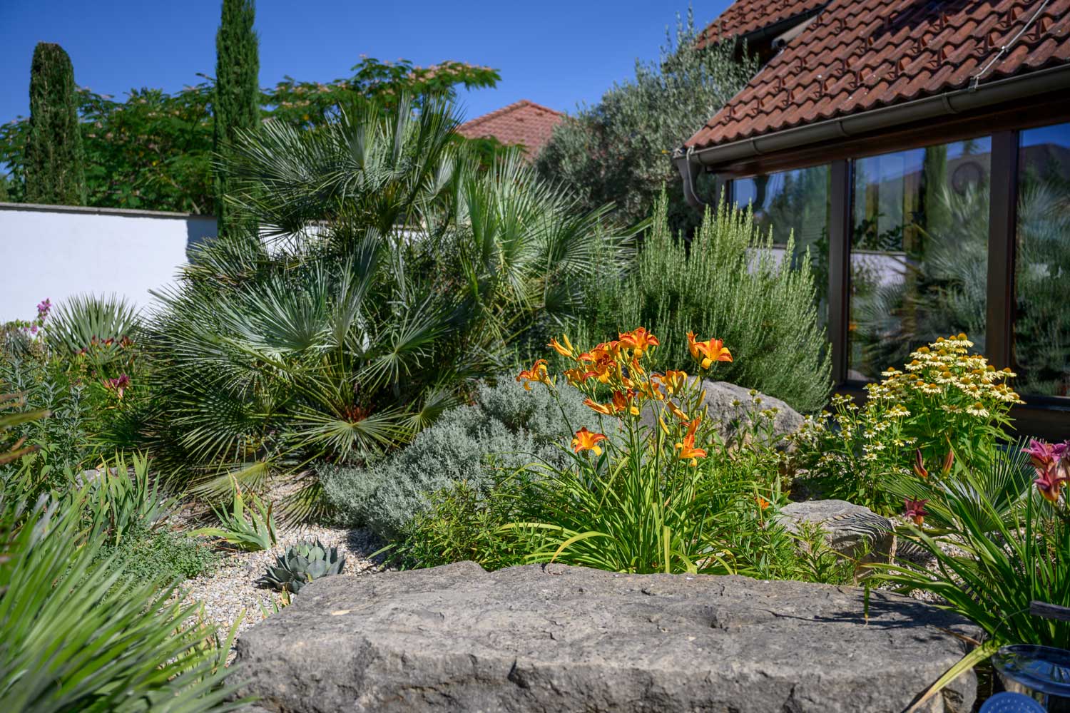 Mediterrane Gartengestaltung im Burgenland