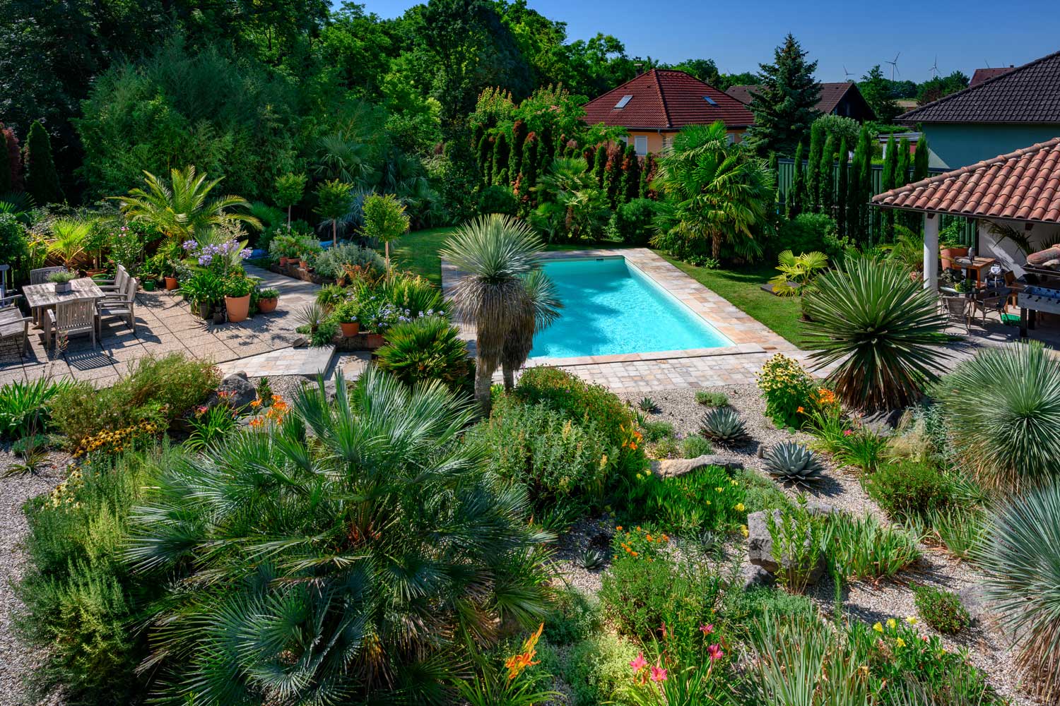 Mediterrane Gartengestaltung im Burgenland