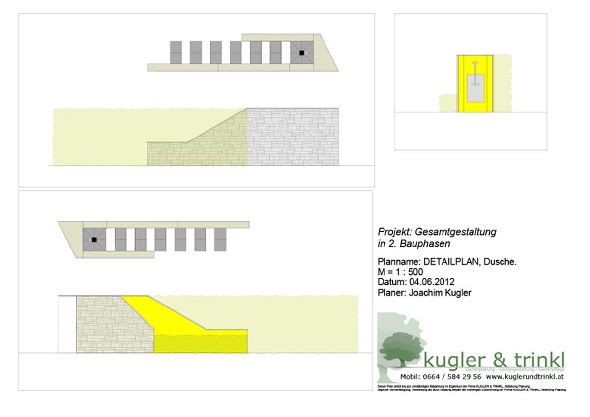 Aqua Diamante Pool, Burgenland Planung