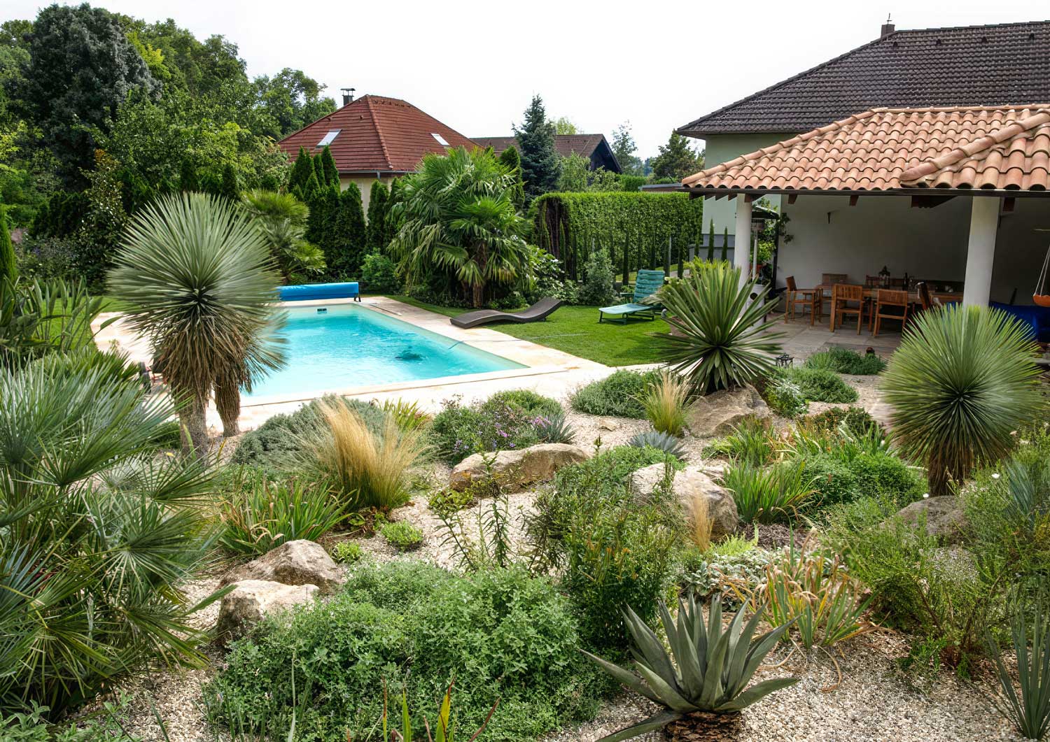 Mediterrane Gartengestaltung im Burgenland