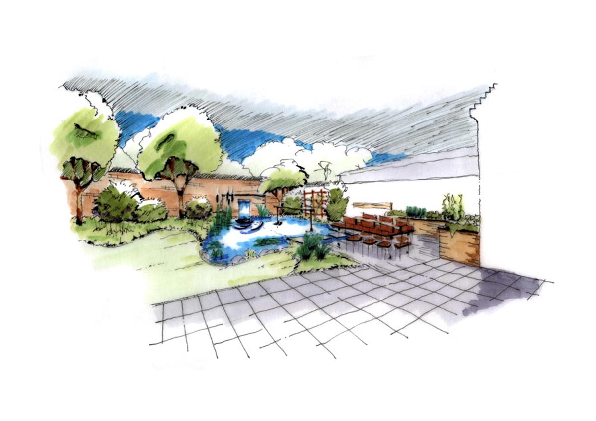 Gartenplanung und Gartengestaltung Burgenland: Kneippbecken