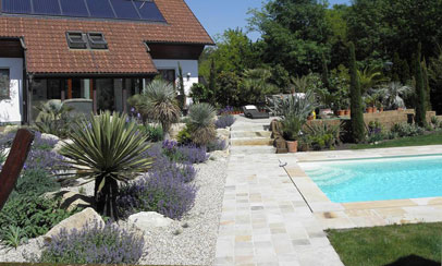 Mediterrane Gartengestaltung im Burgenland