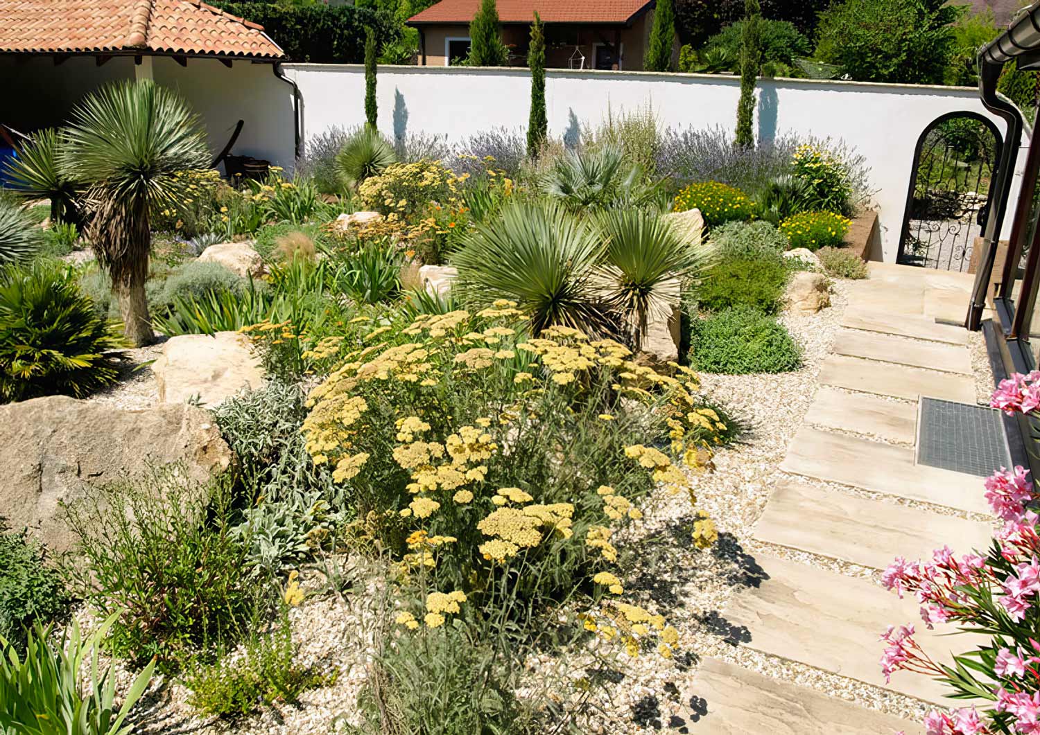Mediterrane Gartengestaltung im Burgenland