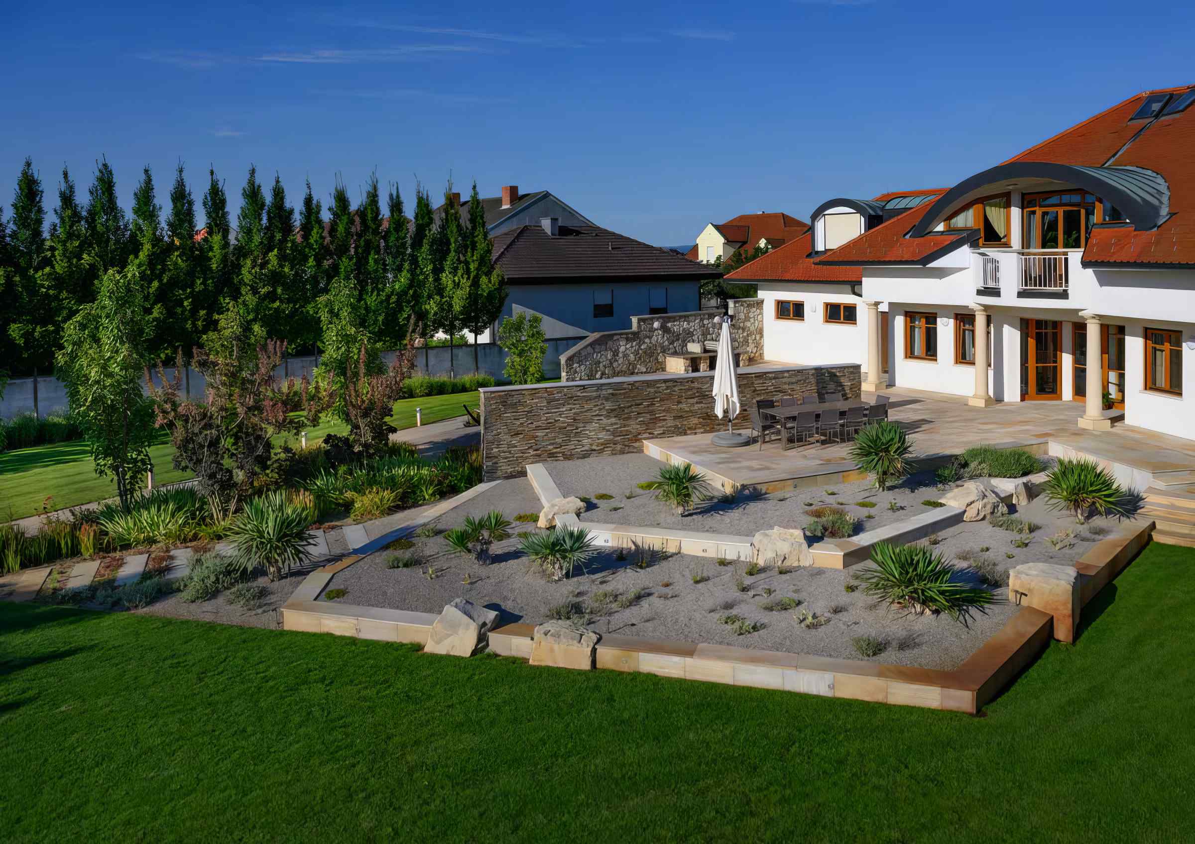 Gartenplanung, -gestaltung: Polygongarten