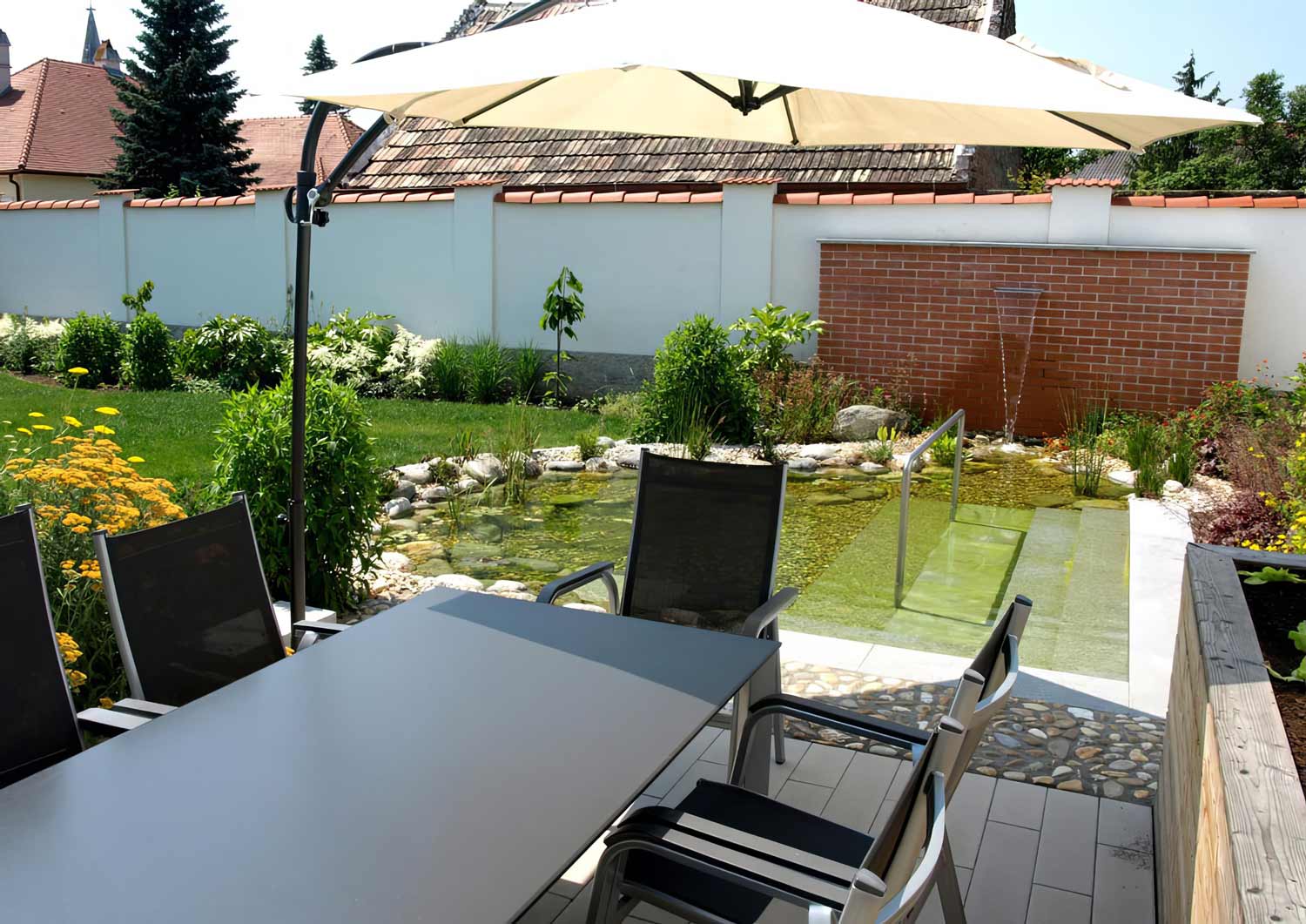 Gartenplanung und Gartengestaltung Burgenland: Kneippbecken