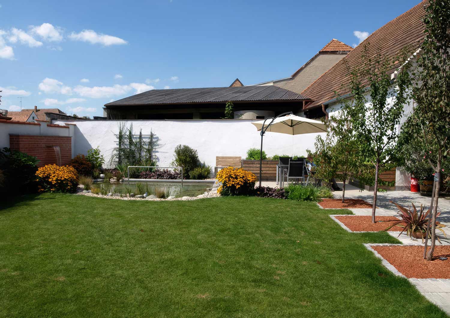 Gartenplanung und Gartengestaltung Burgenland: Kneippbecken
