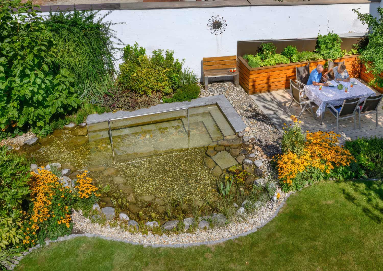 Gartenplanung und Gartengestaltung Burgenland: Kneippbecken